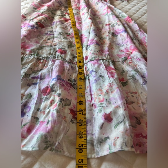 Floral Pink Maxi Dress XL NWOT by Things Between - Picture 15 of 15